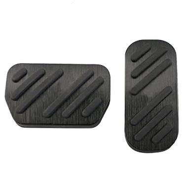 Imagem de Capa de pedal de carro, apto para Toyota C-HR CHR 2016 2017 2018 2019 2020 2021 (preto)