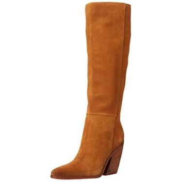 Imagem de Sam Edelman Bota feminina de cano alto Annabel, Castanho torrado, 10.5