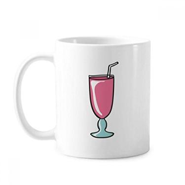 Imagem de Caneca de sorvete doce xícara rosa cerâmica cerâmica xícara de café louça