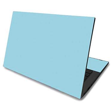 Imagem de MightySkins Skin para Asus Chromebook C425 14" (2019) - Azul bebê liso | Capa protetora de decalque de vinil exclusivo, durável e fácil de aplicar, remover e mudar estilos | Feito nos EUA