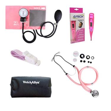 Imagem de Kit Estagio Enfermagem Completo - Marca Premium Gtech Cores (Rosa)