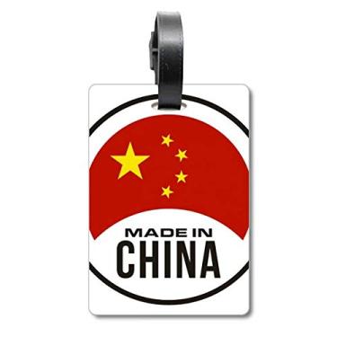 Imagem de China Round National Chinese Suitcase Bag Tag Bagagem Cartão de Bagagem Scutcheon Etiqueta