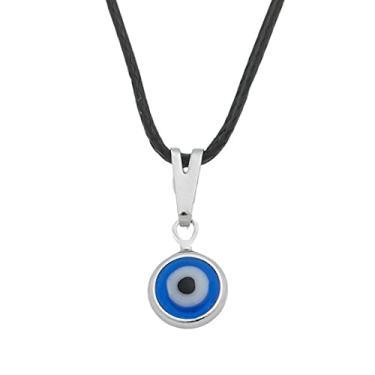 Imagem de Colar com Olho Grego 6mm - Sunshine Cristais Cor:Prata