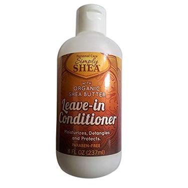 Imagem de Simply Shea Leave-in Conditioner com Manteiga de Karité Orgânica (Sem Parabenos) 8oz