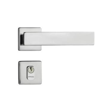 Imagem de Fechadura para Banheiro Roseta Quadrada 583-55 Banheiro Retro Pado