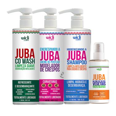 Imagem de Kit Widi Care Juba Encrespando, CoWash, Shampoo, Blend