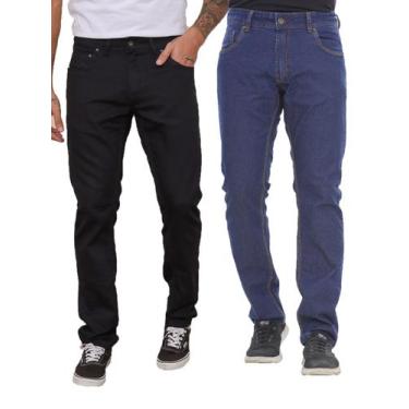 Imagem de Kit Masculino 2 Peças - Calça Skinny Jeans Preto E Calça Skinny Jeans