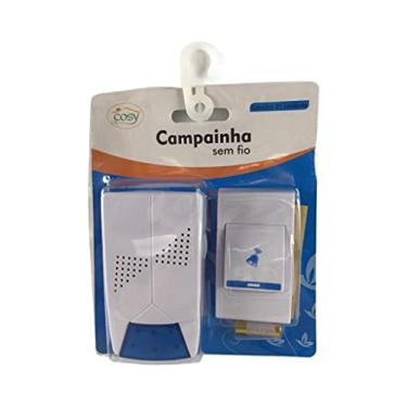 Imagem de CAMPAINHA SEM FIO COM 16 TOQUES E ALCANCE DE 100 METROS LUXO A PILHA