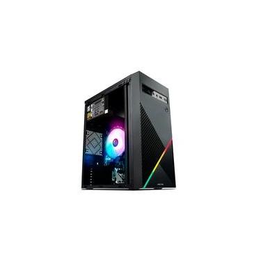 Imagem de Gabinete Gamer Liketec Basic One V2, Mid Tower, RGB, LED, ATX, Lateral em Acrílico, Sem FANs, Preto  - LC-MT-ONEV2-2057