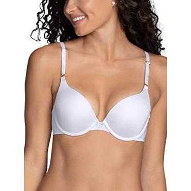 Imagem de Vanity Fair Sutiã push-up feminino Ego Boost Plus (tamanho de 1 xícara), Aro - Branco, 38C