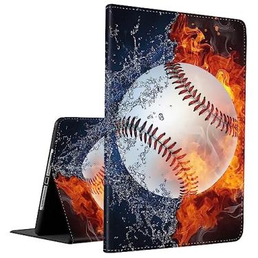 Imagem de Capa para Samsung Galaxy Tab S9 11 polegadas 2023 Relase SM-X710/X716B/X718U, capa protetora inteligente com suporte multiângulo, à prova de choque, hibernar/despertar automático, beisebol