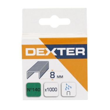 Imagem de Grampo P Grampeador De 8Mm Nº 140 1000 Peças Dexter