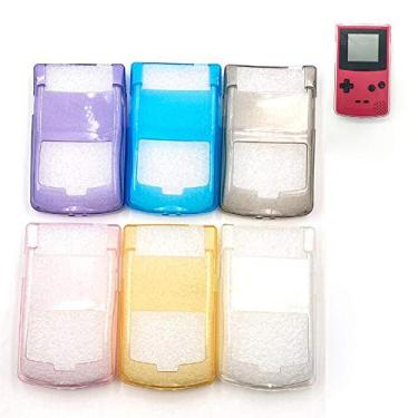Imagem de Capa protetora de TPU macio de cristal para GBC Gameboy Color Console Protection Cover (amarelo claro)