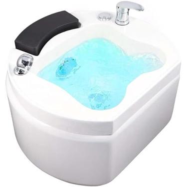 Imagem de Spa para pés de pedicure, banheira de spa para pés de pedicure portátil, banho de pés, banheira de hidromassagem para pés, banheira de spa para pedicure, salão de lavagem de chuveiro para pé
