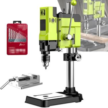 Imagem de BUFANGE Furadeira de Bancada com Suporte, 880W, 6 Velocidades, Velocidade Variável, 220V, Furadeira de Bancada com Torno