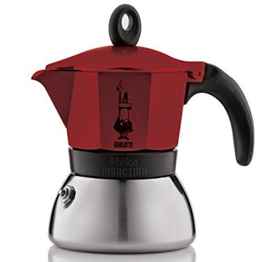 Imagem de Bialetti Moka Máquina de café expresso por indução, vermelho