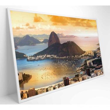 Imagem de Quadro Pão De Açúcar Rio De Janeiro Medidas 60x40 Cm Impressão Adesivo Fotográfico