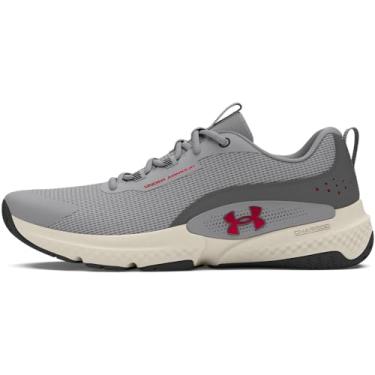 Imagem de Under Armour Tênis masculino Dynamic Select Cross Trainer, (102) Cinza moderado/Castlerock/Inferno Red, 7