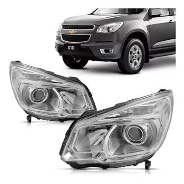 Imagem de Farol dianteiro S10 2012 2013 2014 2015 2016 Com Projetor - DFEB, Lado