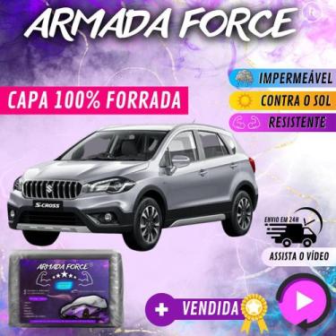 Imagem de Capa Cobrir Carro S-CROSS 100% Forrada Armada Force 100% Impermeável F