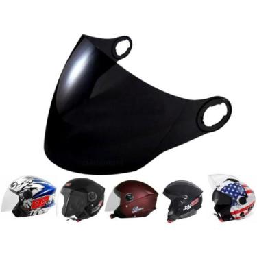 Imagem de Viseira Fumê Capacete Aberto New Liberty 3 New Atomic - Polivisor - Po