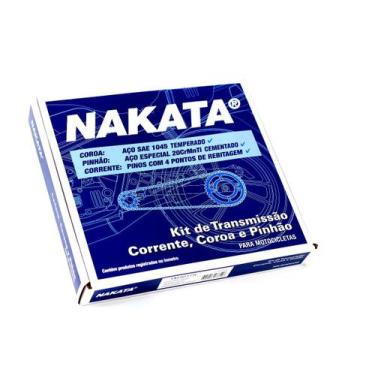 Imagem de KIT TRANSMISSÃO RELAÇÃO NX 400 FALCON 2000 até 2008 - NAKATA