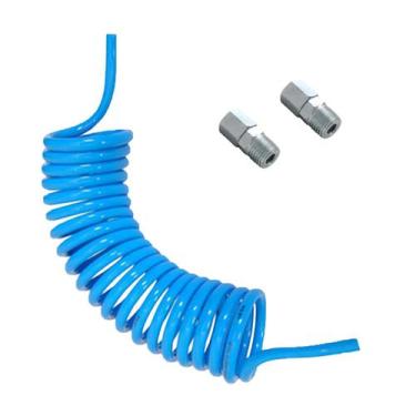 Imagem de 5 Metros Mangueira Espiral Pneumatica Pu 8mm Com Terminal - HIDRAFLUX