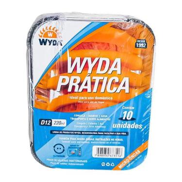 Imagem de Embalagem de Alumínio D12 220 Ml 10 Unidades Wyda