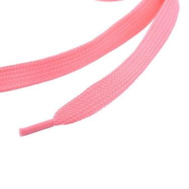 Imagem de 1 par de Cadarço Chato Poliéster 1,40 Cor de Rosa - Home Goods