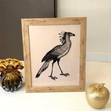 Imagem de Porta Retrato Amaderado Folhagem 20x25 - Mart