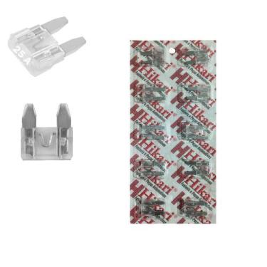 Imagem de Fusível Lamina Mini 10 Und - Hikari, 25 Ah