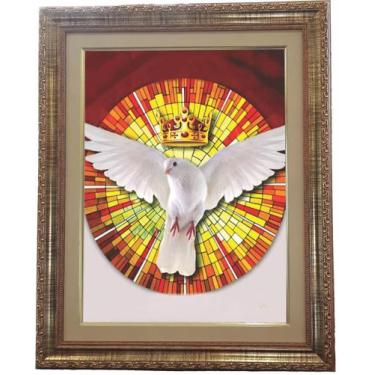 Imagem de Quadro Do Espírito Santo, Modelo 04, Med. 53x43cm. Angelus