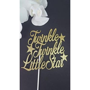 Imagem de Sugar Plum Creations Topo de bolo Twinkle Twinkle Little Star