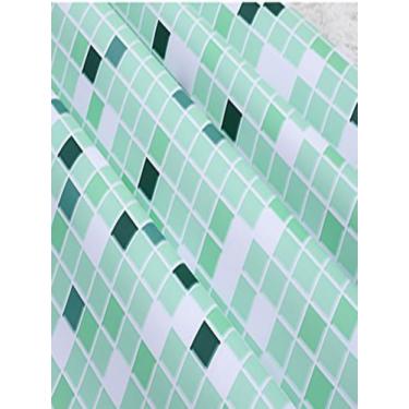 Imagem de Autoadesivo Papel De Parede Pastilha De Vidro 2mx61cm Com Textura Fosc