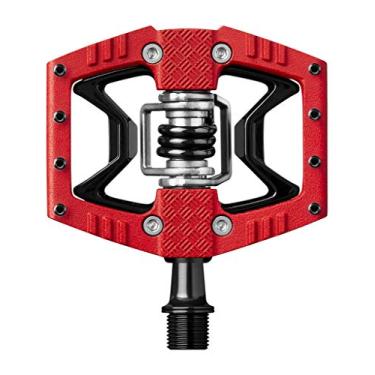 Imagem de Crankbrothers Double Shot 3, pedal de bicicleta MTB de alumínio, vermelho/preto, tamanho único