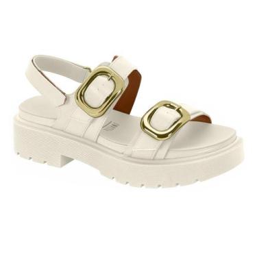 Imagem de Sandália Vizzano Plataforma Tratorada Feminina 6499.115, 35, Branco of