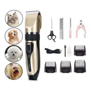 Imagem de Maquininha De Tosar Pets Cães Gatos Profissional Envio Já - PET CLIPPE