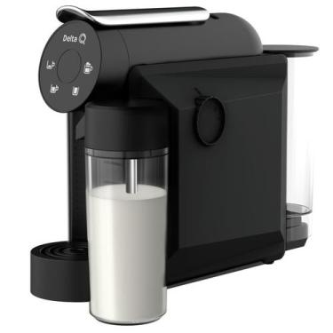 Imagem de Cafeteira Espresso Cappuccino Mini Mikqool Preta, 127V Delta - Delta Q