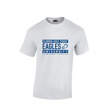 Imagem de Camiseta Florida Culf Coast University College manga curta 100% algodão, branca, P