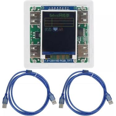 Imagem de KMBox NET DropArk, controlador e emulador de mouse e teclado de rede, DMA AI KMBox-NET, versão de rede 100M DMA, conversor USB de controle duplo de máquina única, DMA Kmbox FPGA