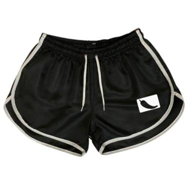 Imagem de Short Feminino Praia Piscina Verão Estampado Reforçado Com Bolso - Use