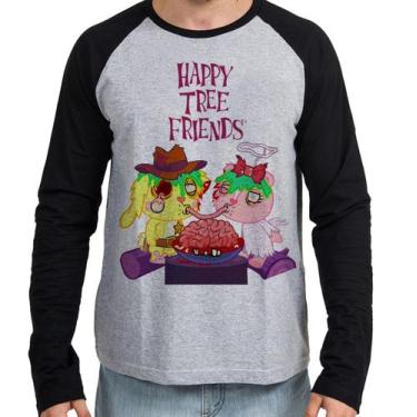 Imagem de Camiseta Manga Longa blusa Happy Tree Friends Spaguetti - Empório Dutr