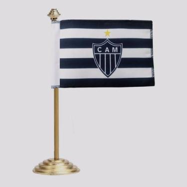 Imagem de Bandeira de Mesa Atlético Mineiro - Jc Bandeiras, Único