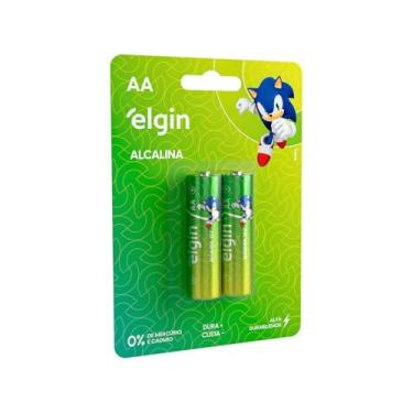 Imagem de Pilha Alcalina AA Elgin com 2 unidades Comum