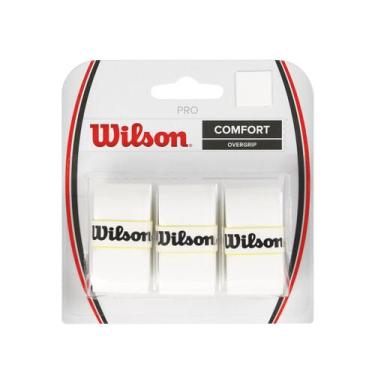 Imagem de Overgrip Wilson Pro Comfort Cores - 03 Unidades, Branco