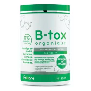 Imagem de Fattore B-Tox Organique Profissional - Máscara Reconstrutora - 1Kg