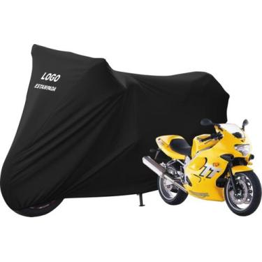Imagem de Capa Para Cobrir Moto Triumph TT 600 Alta Durabilidade - Mz, Preta