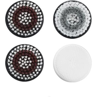Imagem de Gaurins 4 Cabeças de Escova de Substituição para O Modelo Ga-7266 Escova de Limpeza Facial Limpeza Profunda Dos Poros Esfoliação Suave E Removedor de Cravos Acne Esfoliante Conjunto de Cabeça Macia