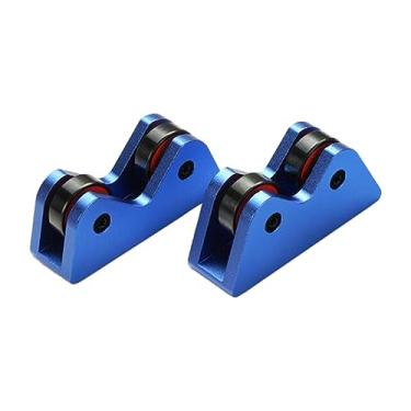 Imagem de oshhni Detector de retidão de rolo de clube de sinuca, 2 peças, verificador de retidão de bilhar, verificação durável, mantém a detecção para casa, bar, azul escuro