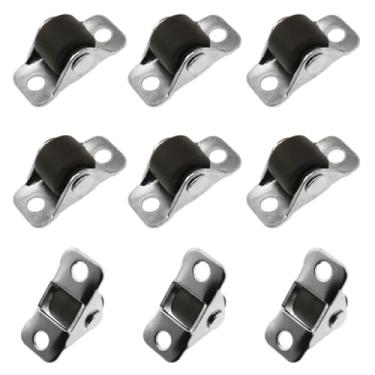 Imagem de yyangz Rodízios pequenos de borracha, 16 peças, rodas direcionais de 1,3 cm, organizador de gavetas, mini rodízios de perfil baixo para pequenos eletrodomésticos de cozinha, caixa de brinquedo,